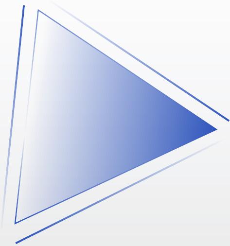 Blue triangular shape with gradient shading, no text or symbols present